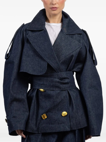  Françoise Gabi Double-breasted Coat - Blue 