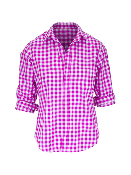  Frank & Eileen Gingham Shirt - Pink 