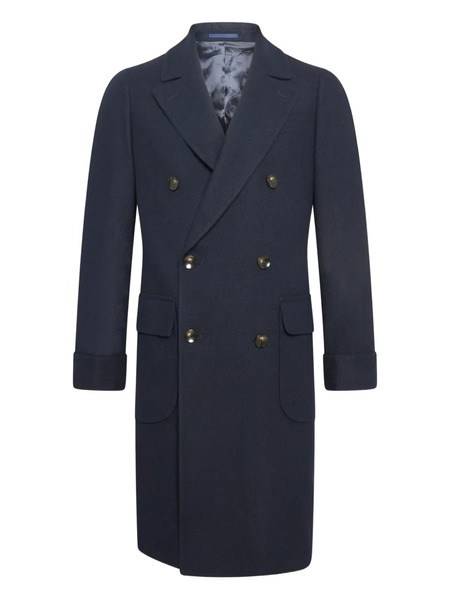  Franzese Collection Double-breasted Coat - Blue 