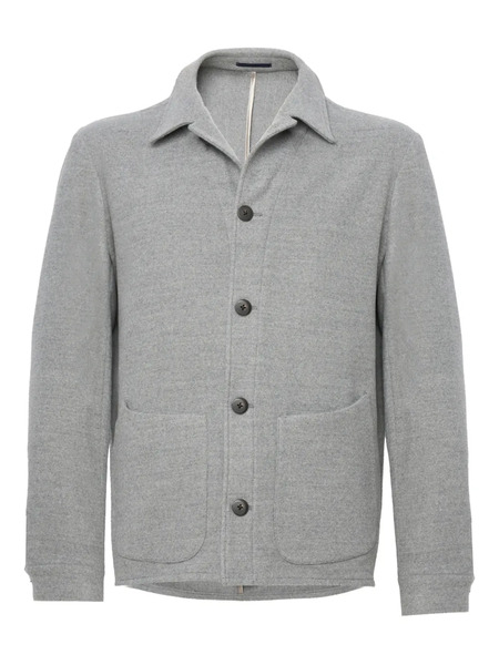  Franzese Collection Wool Overshirt - Grey 
