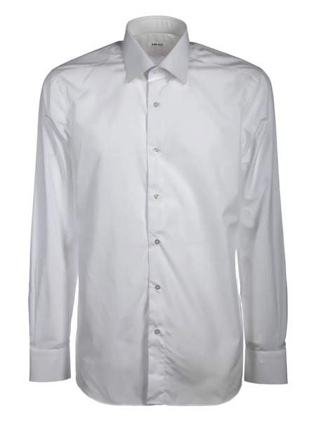  Fray Cotton Shirt - White 