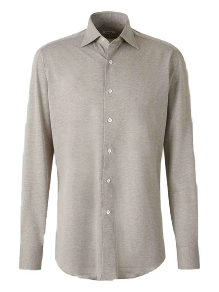  Fray Pique-cotton Shirt - Neutrals 