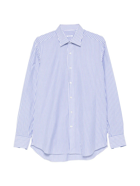  Fray Striped Shirt - Blue 
