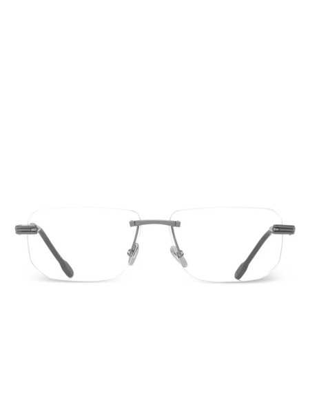  Fred Godron Rimless Glasses - Silver 