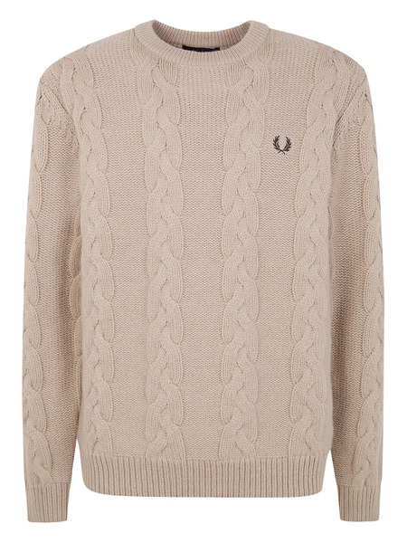  Fred Perry Cable-knit Sweater - Neutrals 