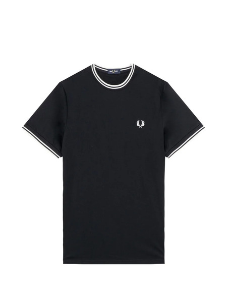  Fred Perry Embroidered Striped T-shirt - Blue 
