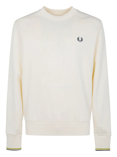  Fred Perry Laurel Wreath Sweater - Neutrals 