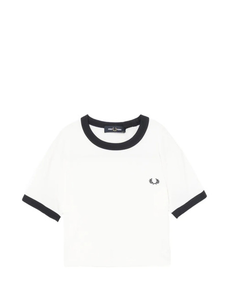  Fred Perry Logo-detail T-shirt - White 