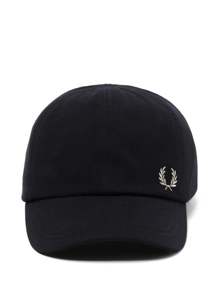  Fred Perry Logo-embroidered Baseball Cap - Black 
