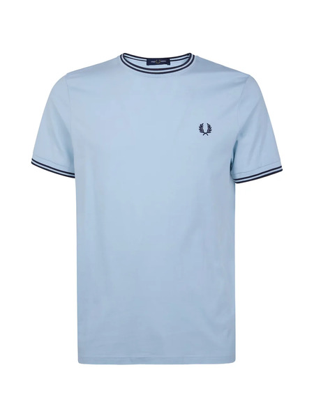 Fred Perry Logo-embroidered T-shirt - Blue 