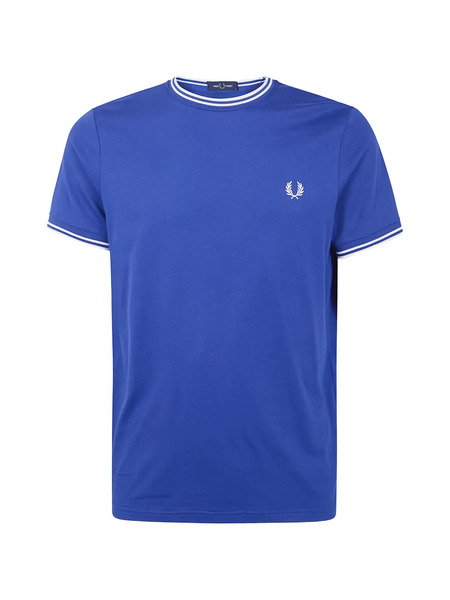  Fred Perry Logo-embroidered T-shirt - Blue 
