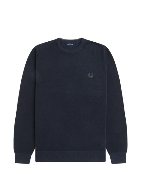  Fred Perry Logo-embroidery Sweater - Green 