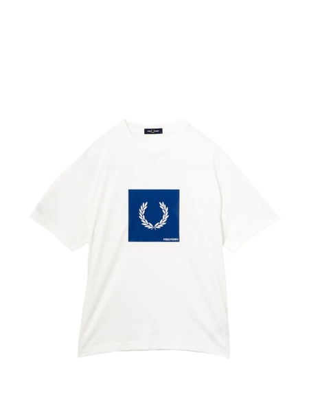 Fred Perry Logo-print T-shirt - White 