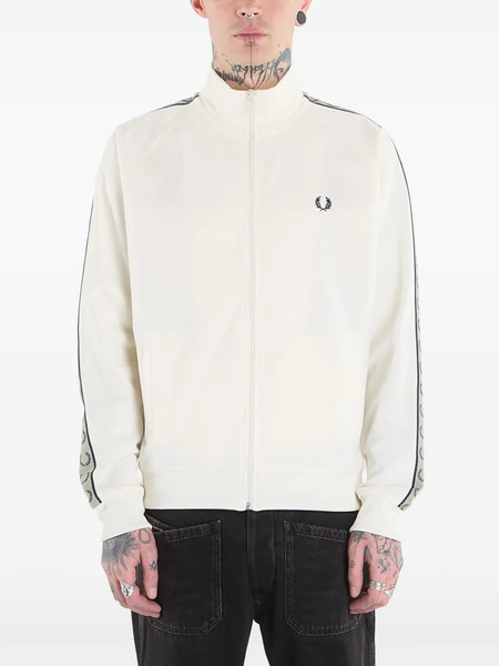  Fred Perry Logo-tape Track Jacket - White 