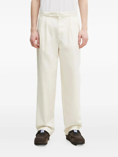  Fred Perry Pleated-front Trousers - White 