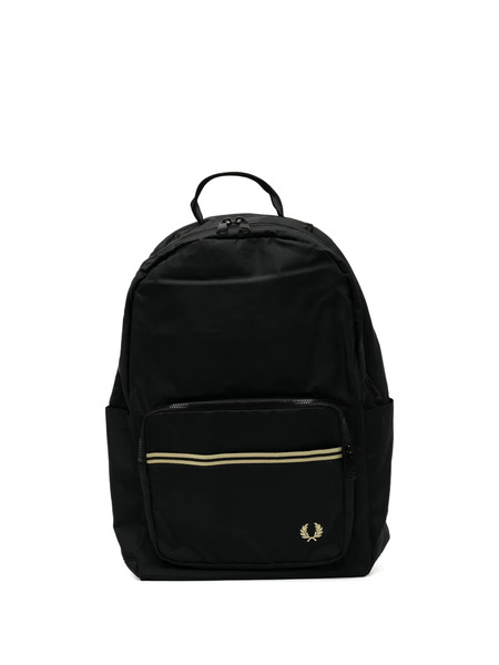  Fred Perry Tipped Tape Backpack - Black 