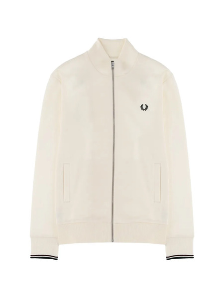  Fred Perry Zip-up Sweatshirt - Neutrals 