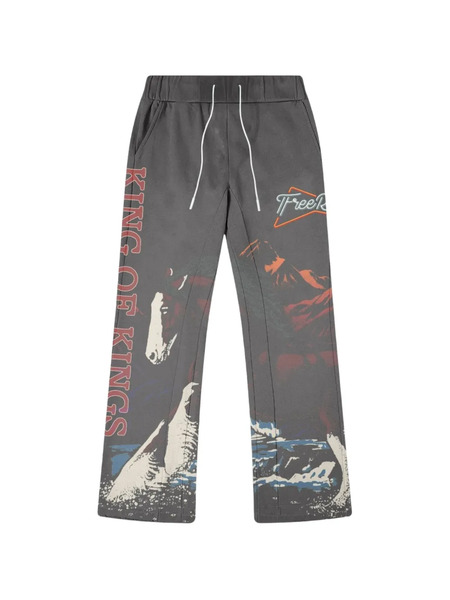  Free Refills Graphic-print Trousers - Grey 