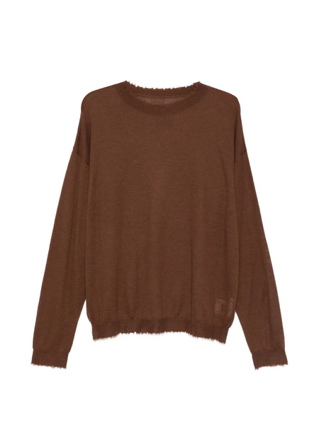  Frei-mut Frayed Sweater - Brown 