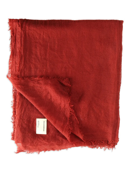  Frenckenberger Fringed Scarf - Red 