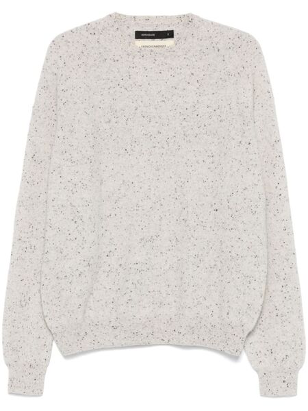  Frenckenberger Speckle-knit Sweater - Grey 