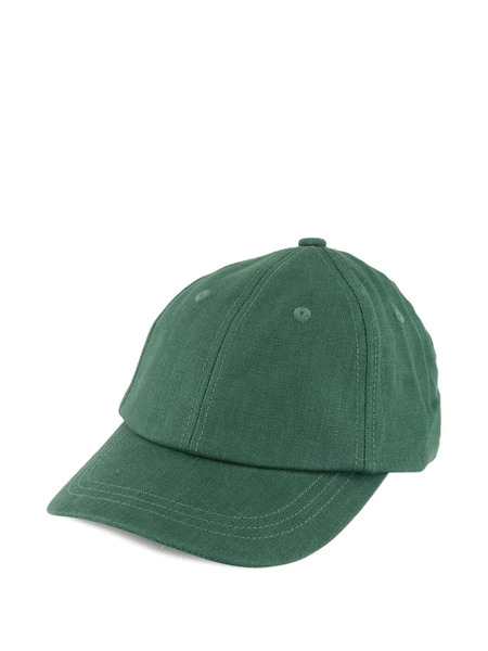  Frescobol Carioca Fernando Linen Baseball Cap - Green 