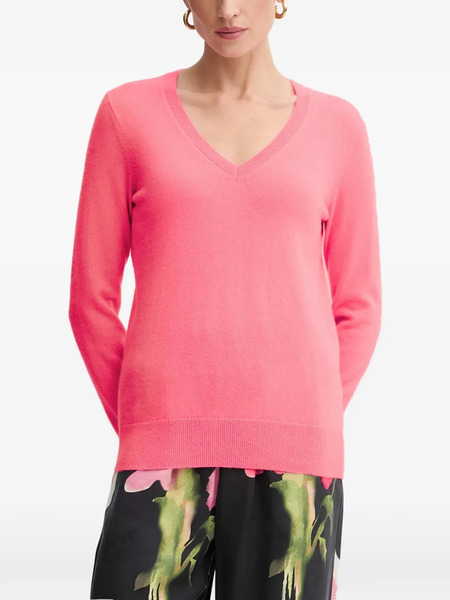 From Future V-neck Sweater - Pink 