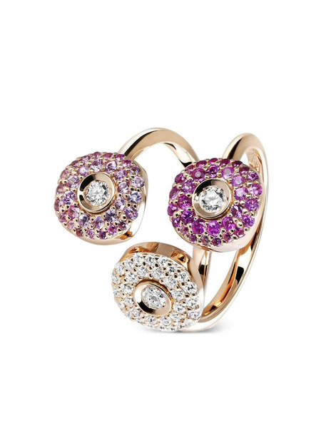  Fullord Sapphire And Diamond Ring - Pink 