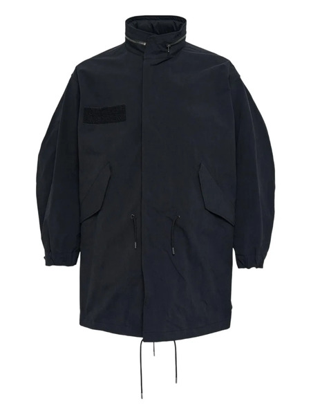  Fumito Ganryu Zip-up Coat - Black 