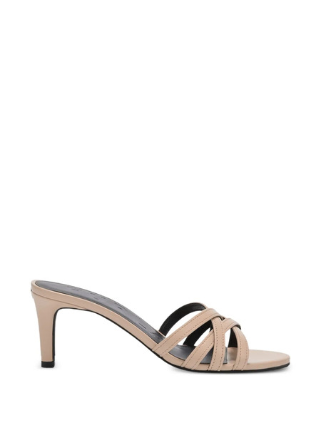  Furla Crossover-strap Leather Sandals - Neutrals 