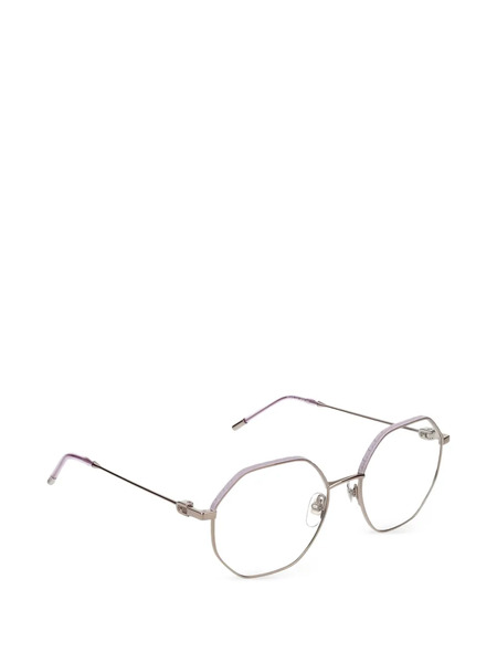  Furla Geometric-frame Eyeglasses - Silver 
