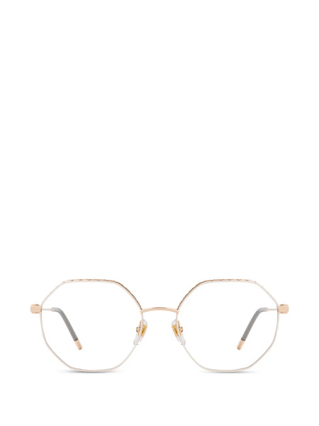  Furla Geometric-frame Glasses - Gold 