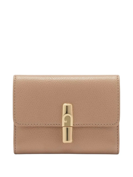  Furla Iride Grained Compact Wallet - Neutrals 