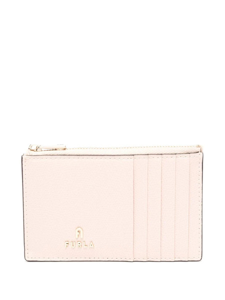  Furla Leather Cardholder Wallet - Neutrals 