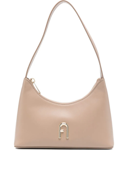  Furla Leather Shoulder Bag - Neutrals 