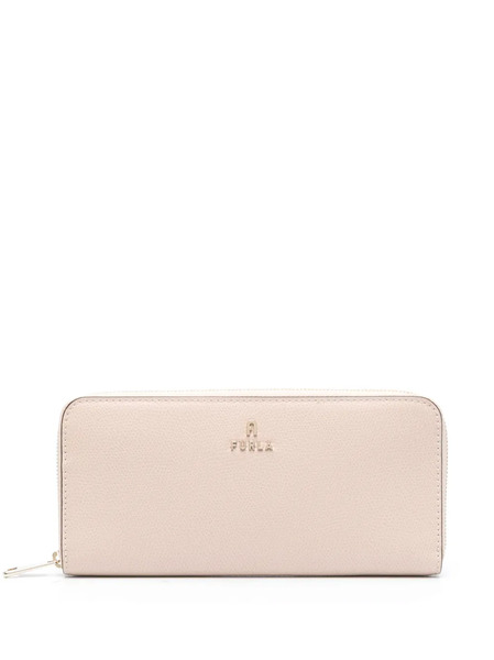  Furla Logo-lettering Leather Wallet - Pink 