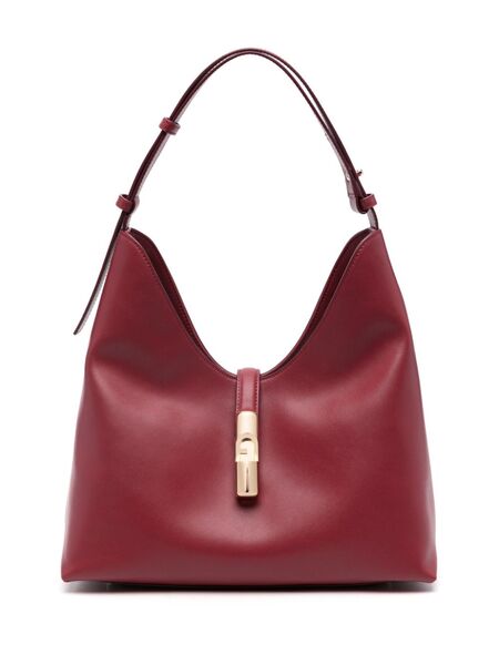  Furla Logo-stamp Shoulder Bag - Red 