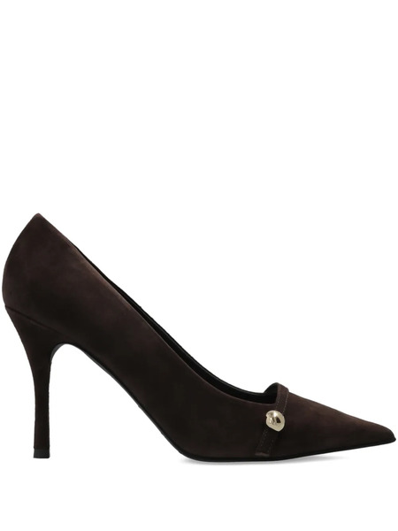  Furla Sfera Pointed-toe Brown Pumps 
