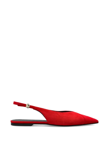  Furla Sfera Pointed-toe Leather Pumps - Red 