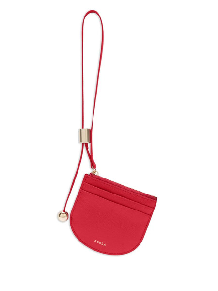  Furla Small Laura Curved Cardholder - Red 