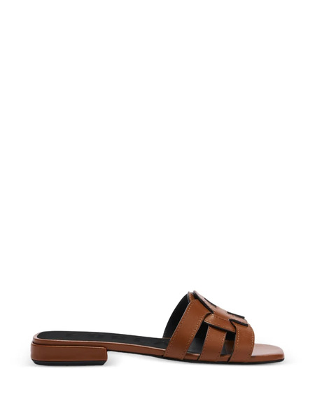  Furla Summer Leather Sandals - Brown 