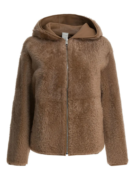  Furling By Giani Hooded Zip Jacket - Brown 