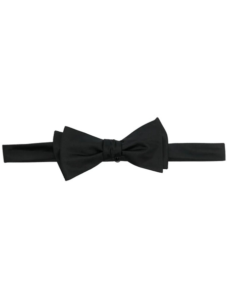  Fursac Adjustable Silk Bow Tie - Black 
