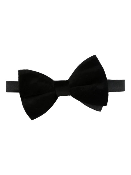  Fursac Adjustable Velvet Bow Tie - Black 