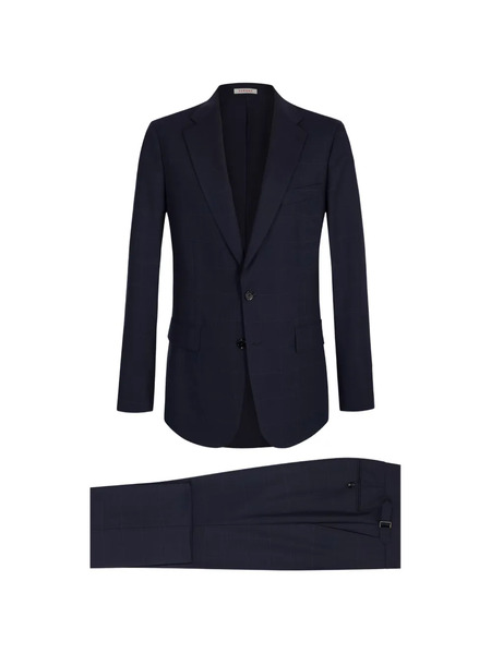  Fursac Checked Dinner Suit - Blue 