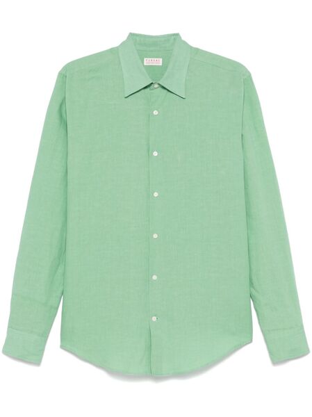  Fursac Classic-collar Shirt - Green 