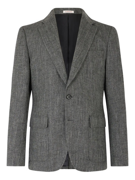  Fursac Herringbone Blazer - Grey 