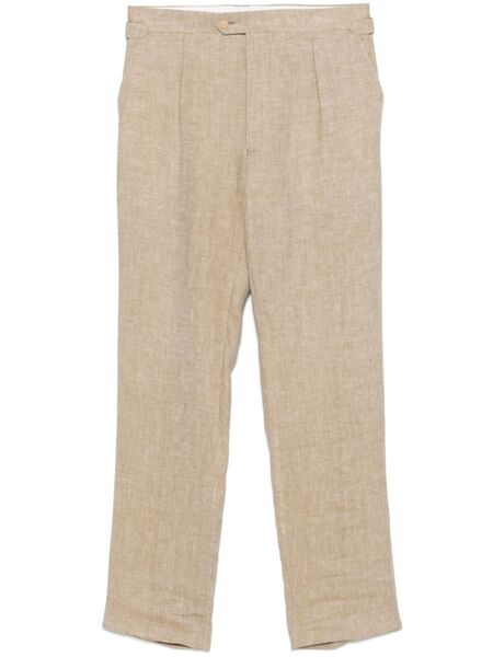  Fursac Linen Trousers - Brown 