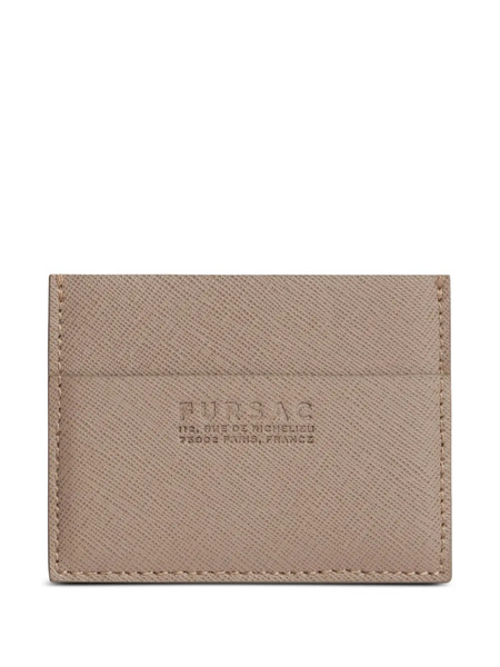  Fursac Logo-embossed Card Holder - Neutrals 