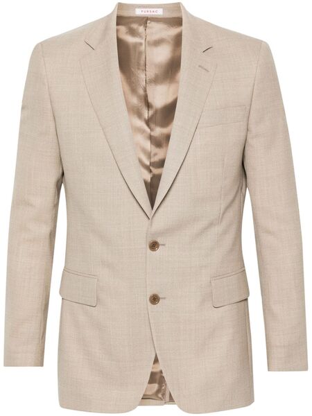  Fursac Mélange Virgin-wool Blazer - Neutrals 